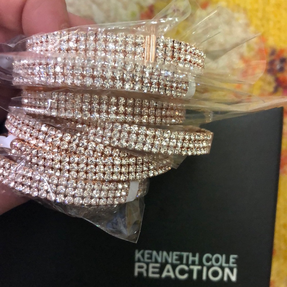 *BRIDESMAIDS BRACELETS** Rose gold LOT OF 7